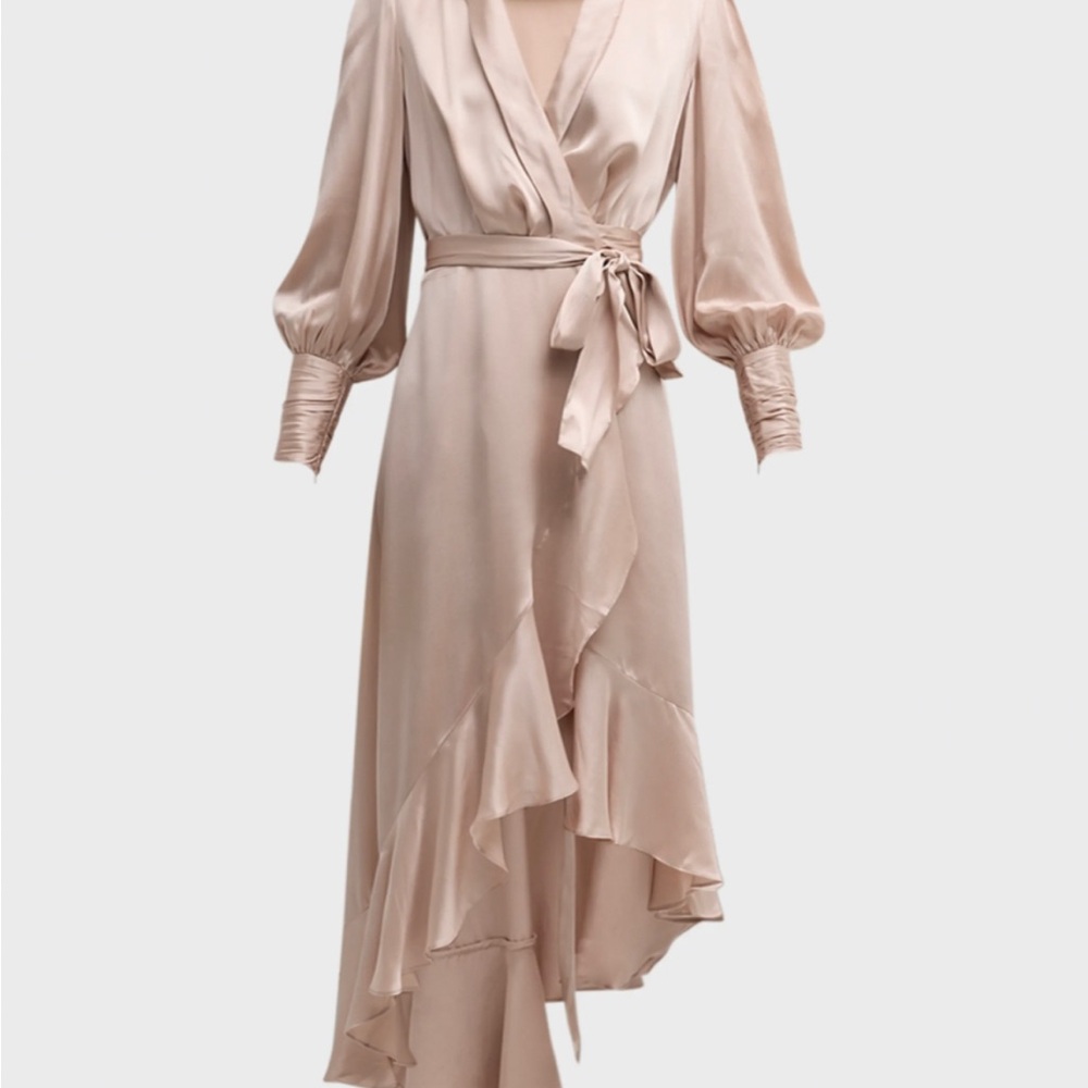 Zimmerman Silk Wrap Dress